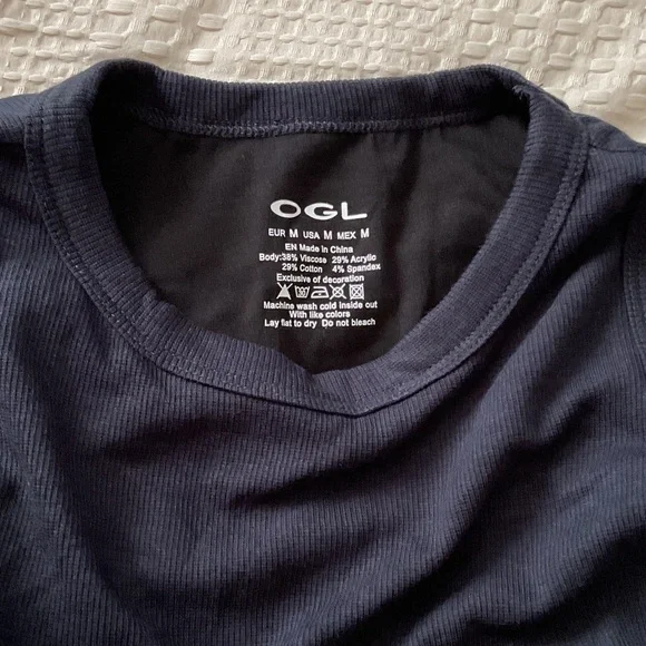 OGL Women's Classic Navy Blue Tank Top - Picture 3 of 3